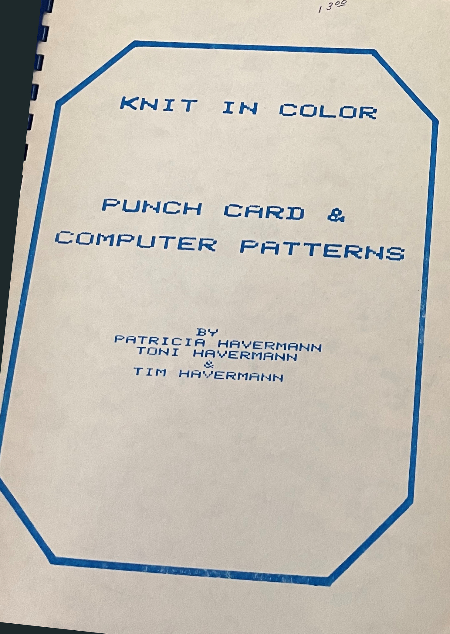 Cover of Knit In Color:  Punch Card & Computer Patterns